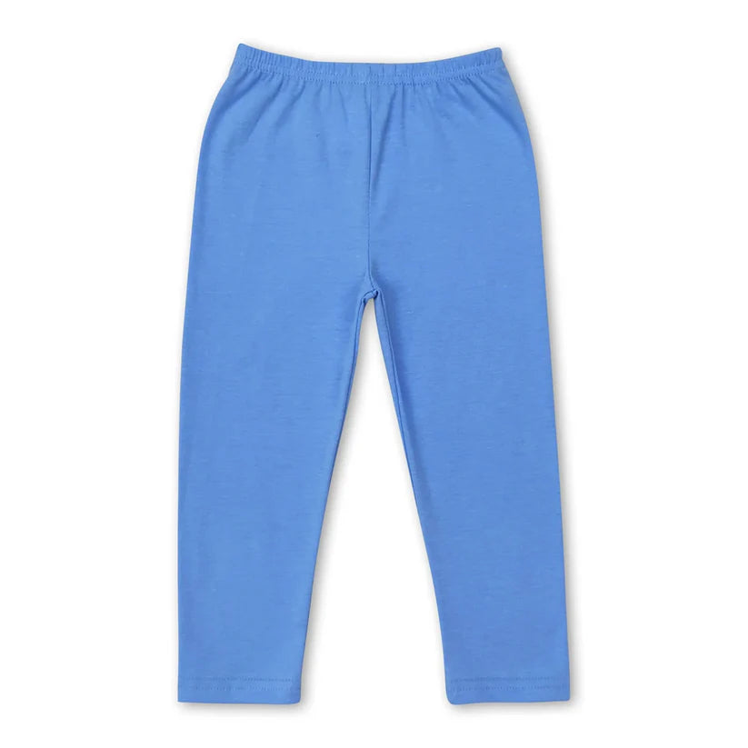 aqua cotton leggings