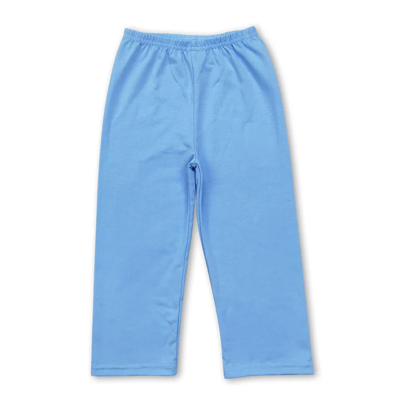 aqua cotton leggings