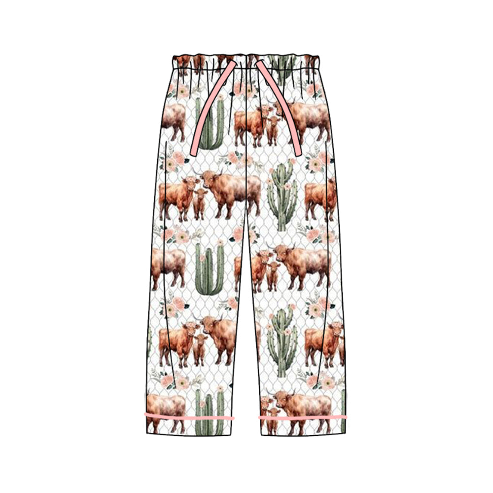 Adult women western cactus long pants preorder