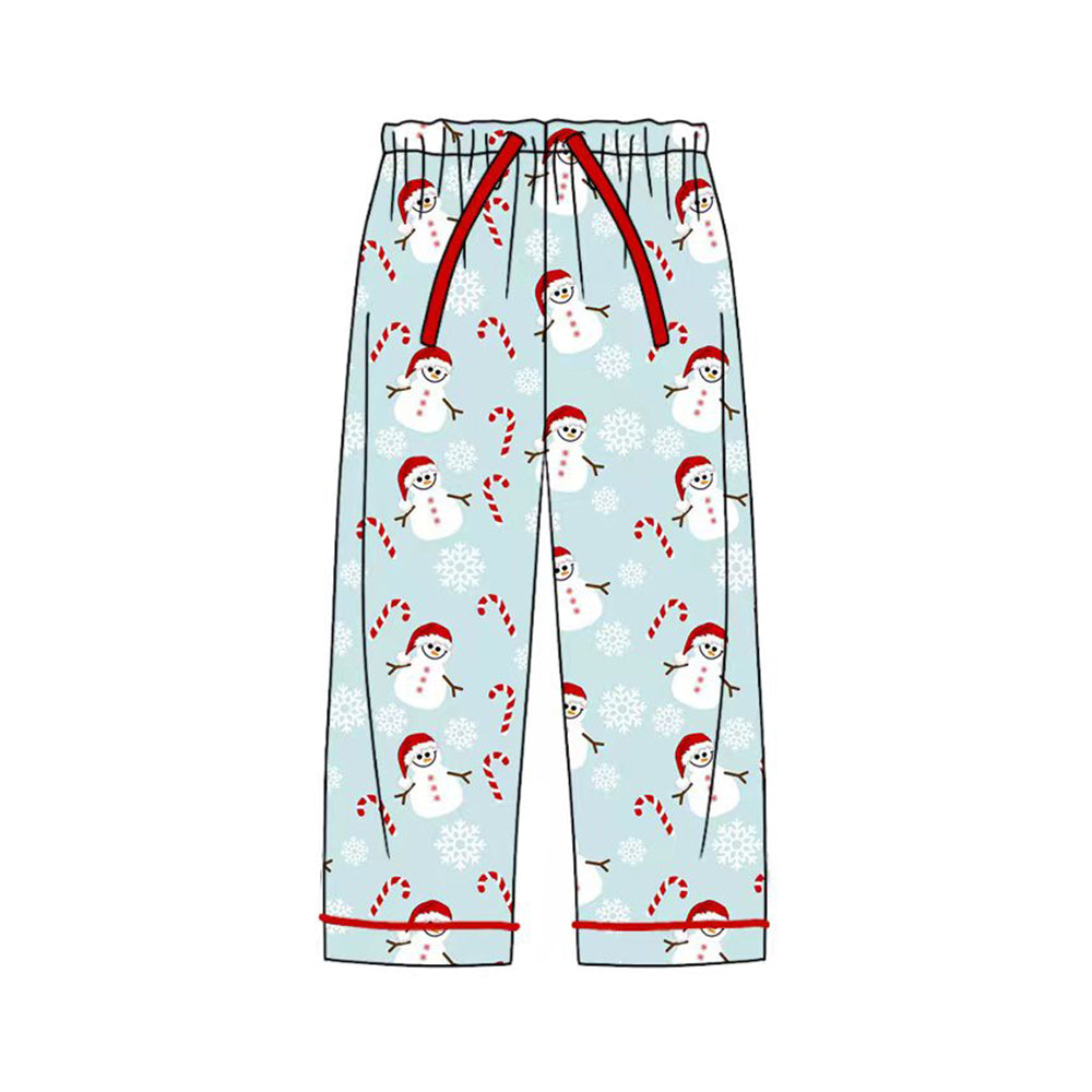 Adult women Christmas Santa Claus candy cane long pants preorder