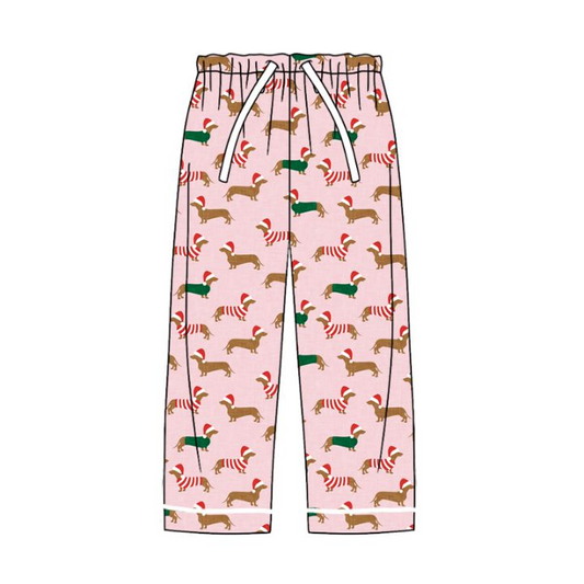 Adult women Christmas dog milk silk pants preorder