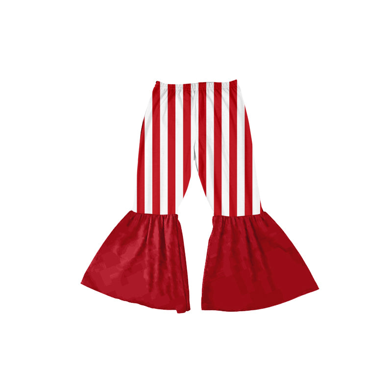 baby girls red stripes milk silk bell bottoms preorder