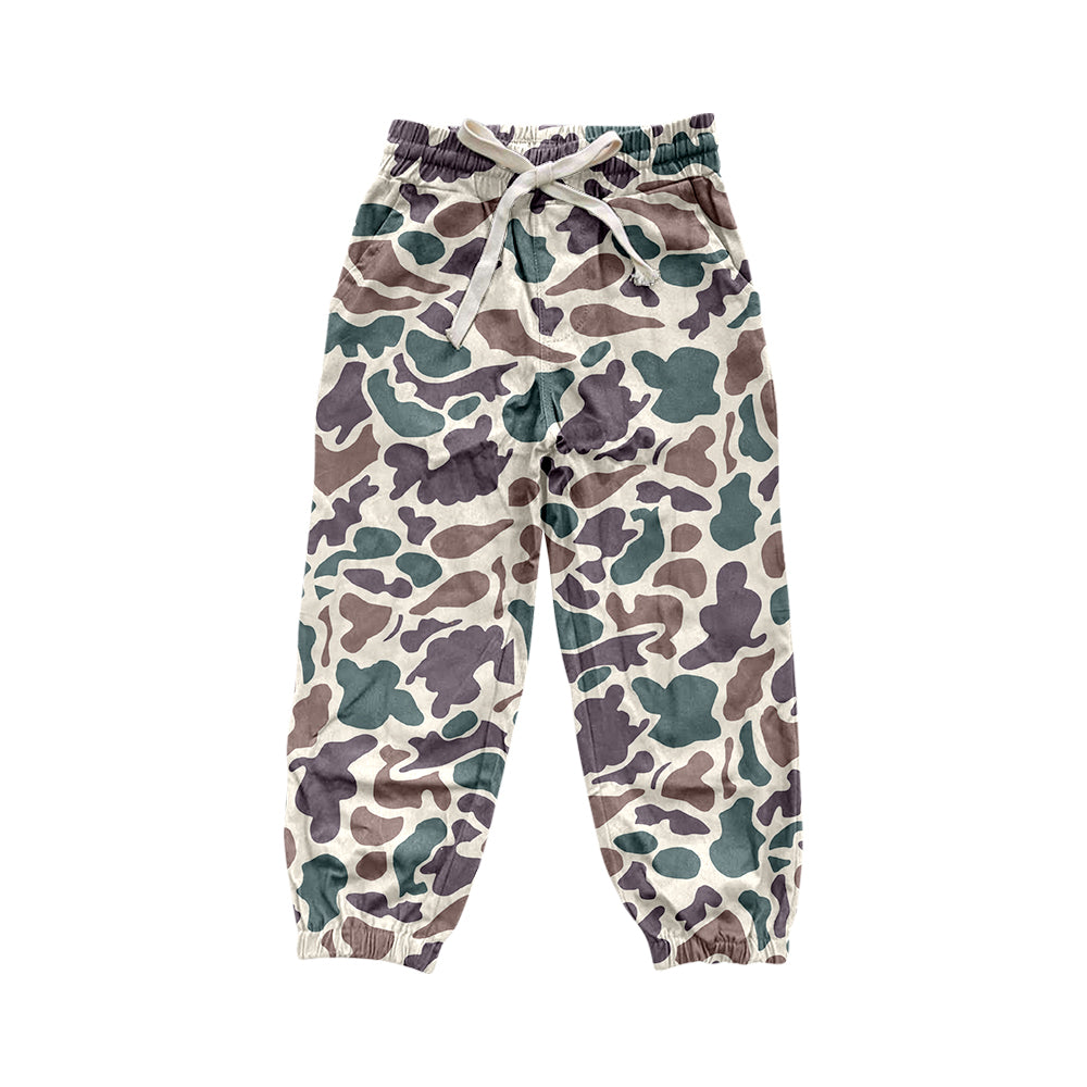 Infant baby girls green camo pants preorder
