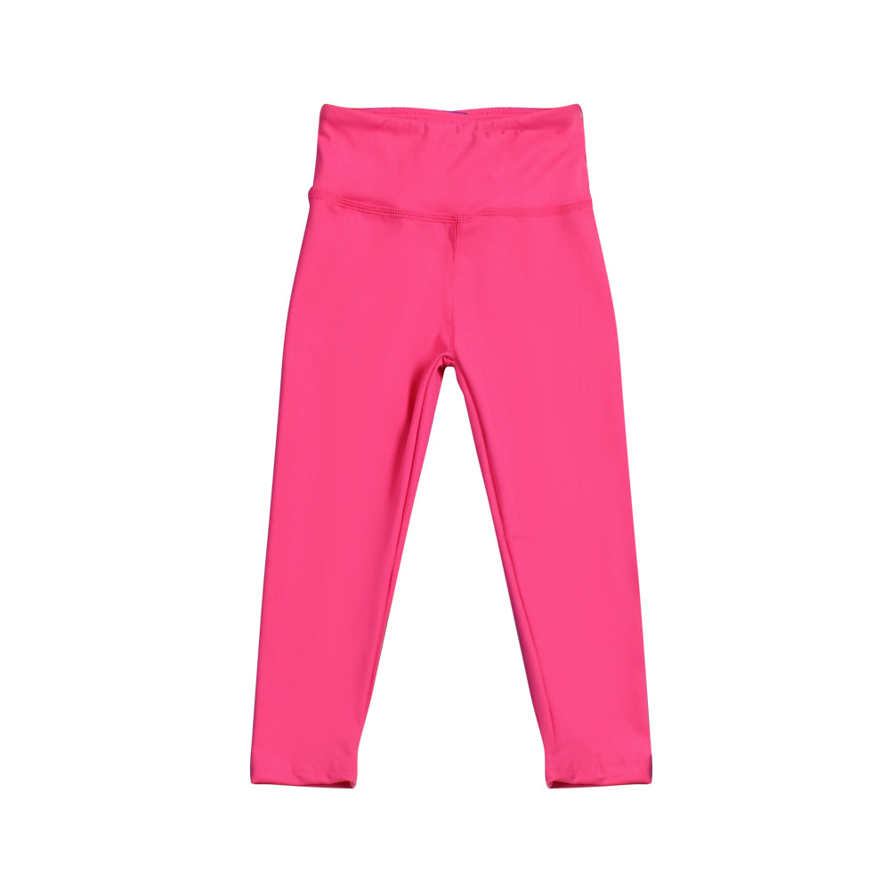 Kids baby girls hot pink active wear yoga leggings pants preorder
