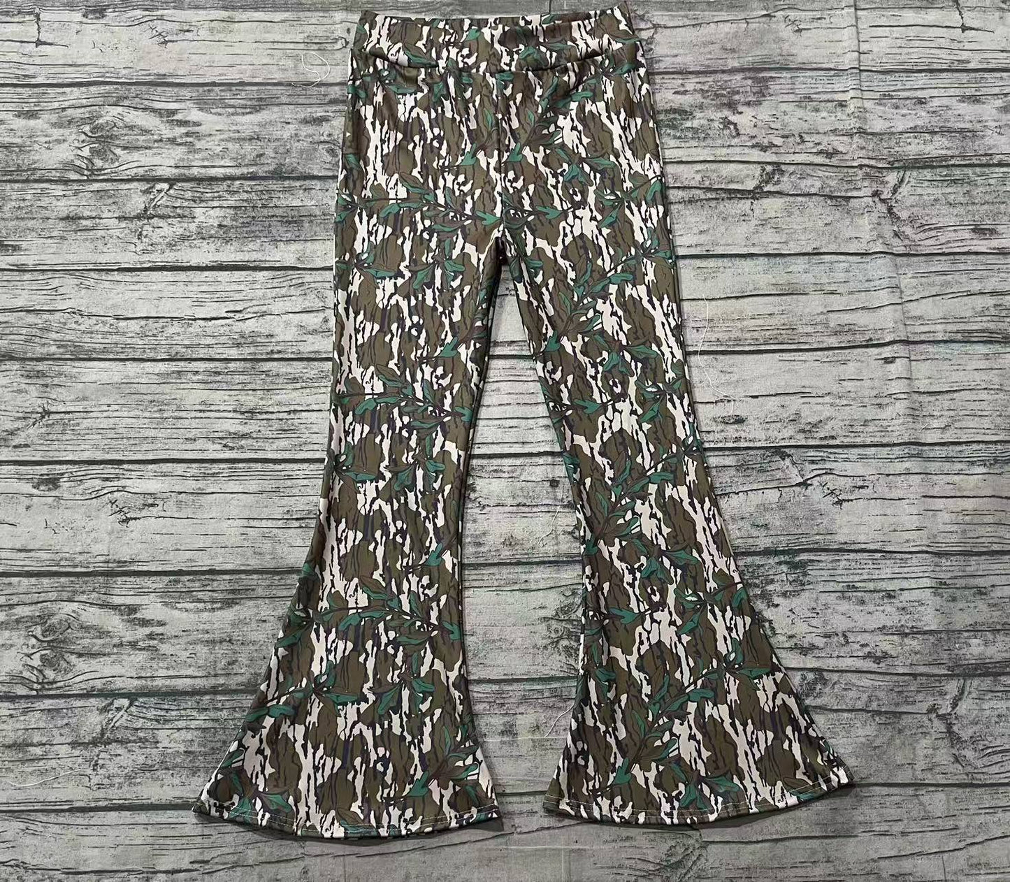 Adult women camo milk silk  pants preorder