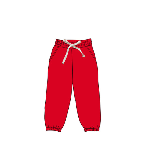 Kids baby girls red active wear yoga leggings pants preorder
