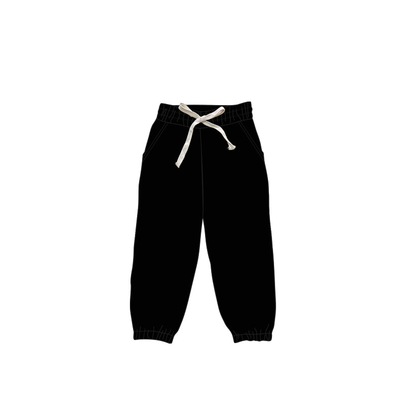 Kids baby girls black active wear yoga leggings pants preorder