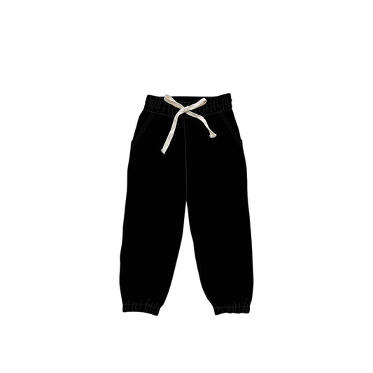 Kids baby girls black active wear yoga leggings pants preorder