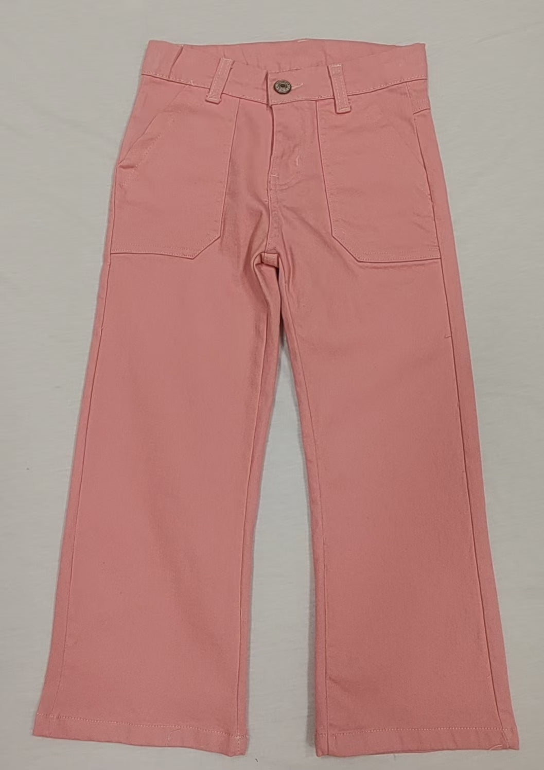 infant baby girls wholesale coral jeans preorder