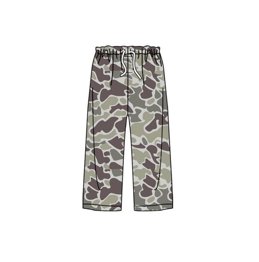 Adult men dark grey camo pants preorder