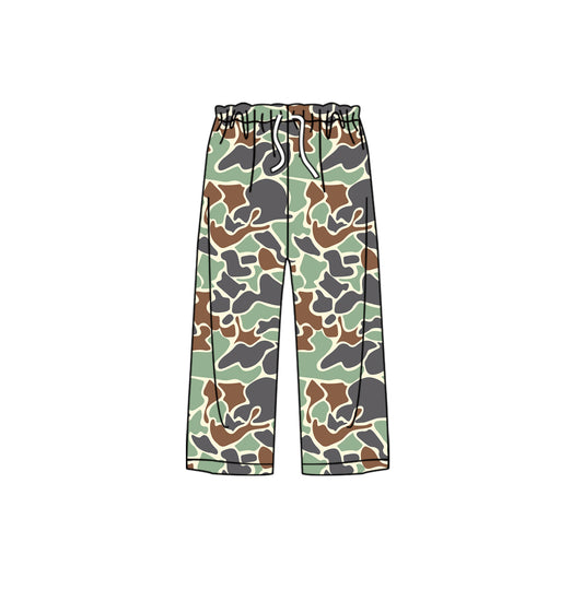 Adult men green camo pants preorder
