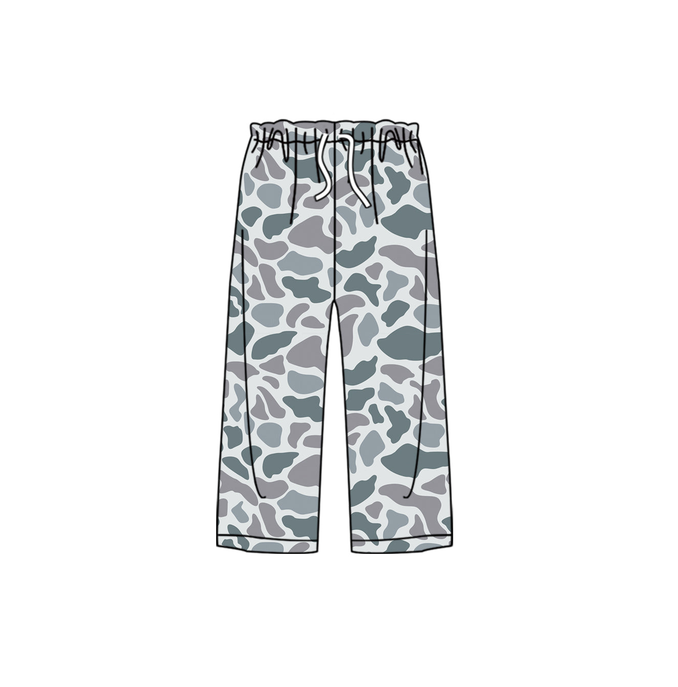 Adult men grey camo pants preorder