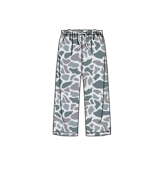 Adult men grey camo pants preorder