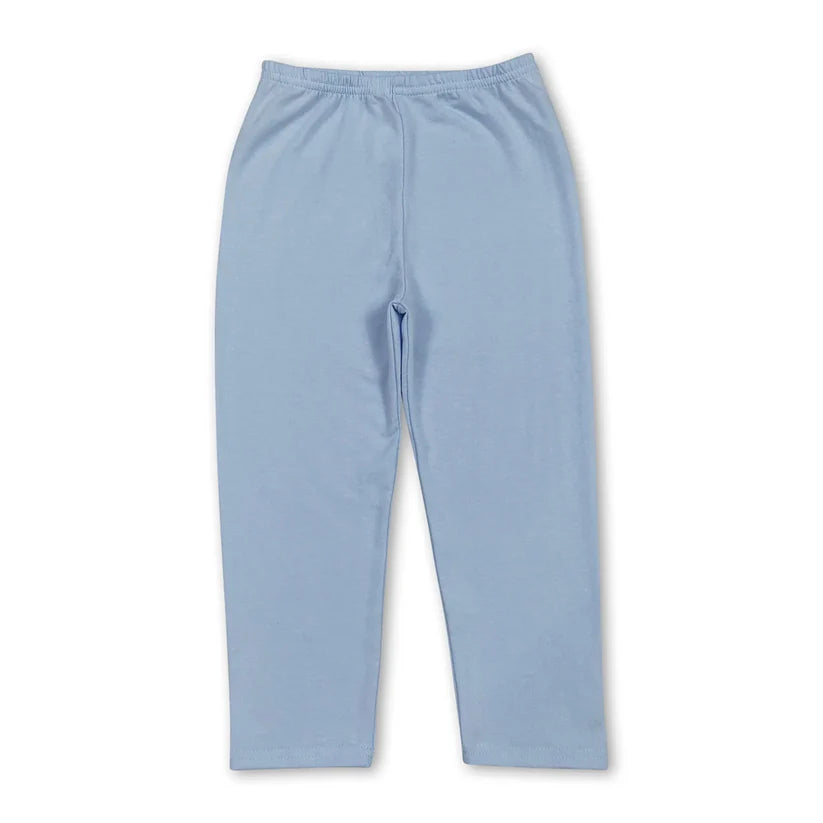 aqua cotton leggings