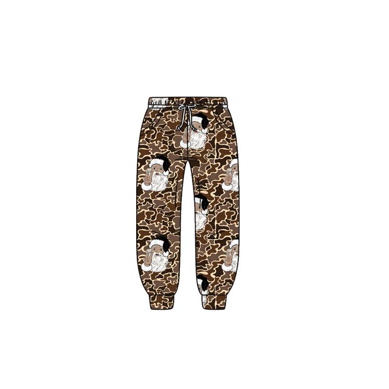 Kids baby Christmas santa claus camo leggings pants preorder