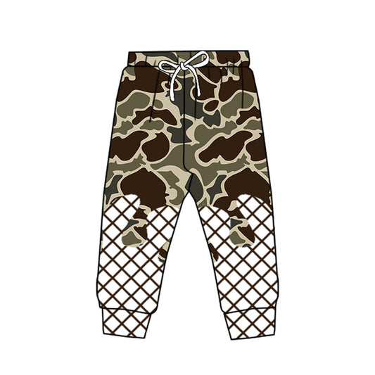 Baby boy dark brown camo leggings pants preorder