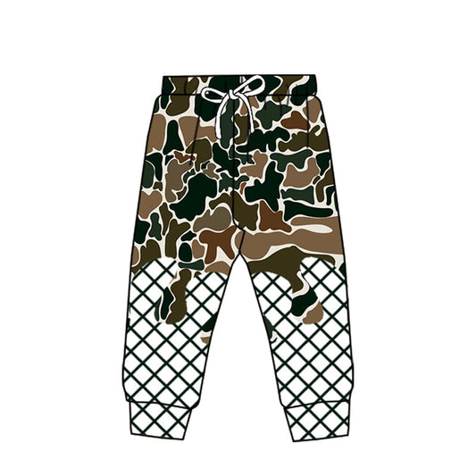 Baby boy dark green camo leggings pants preorder