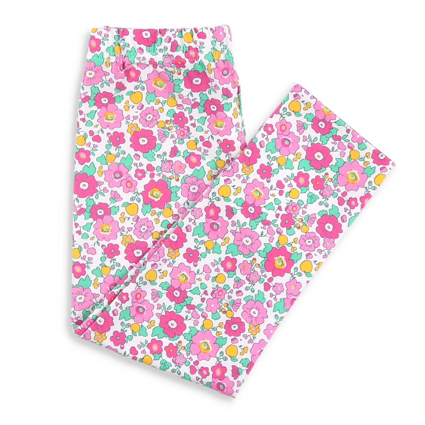 Baby girls hot pink flowers leggings pants preorder