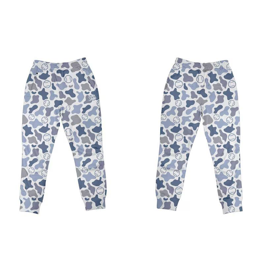 Baby boy baseball light grey camo leggings pants preorder