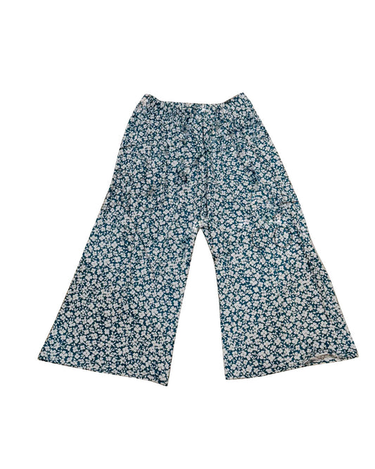 baby girls blue floral wide leg pants preorder