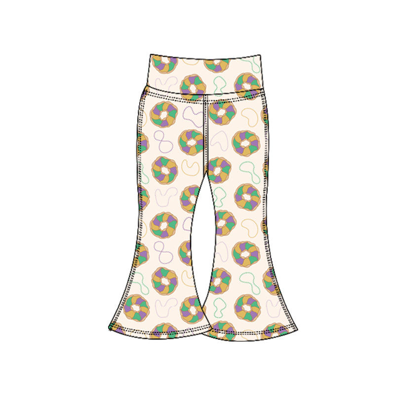 baby girl mardi gras yoga leggings pants preorder