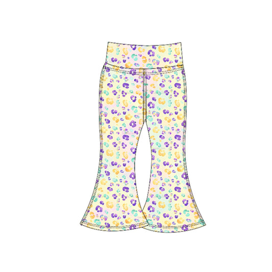 baby girl mardi gras yoga leggings pants preorder