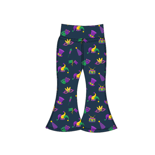 baby girl mardi gras yoga leggings pants preorder
