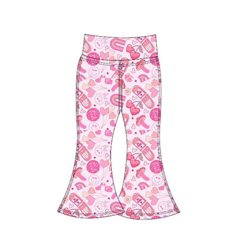 Valentines day western kids yoga leggings pants preorder