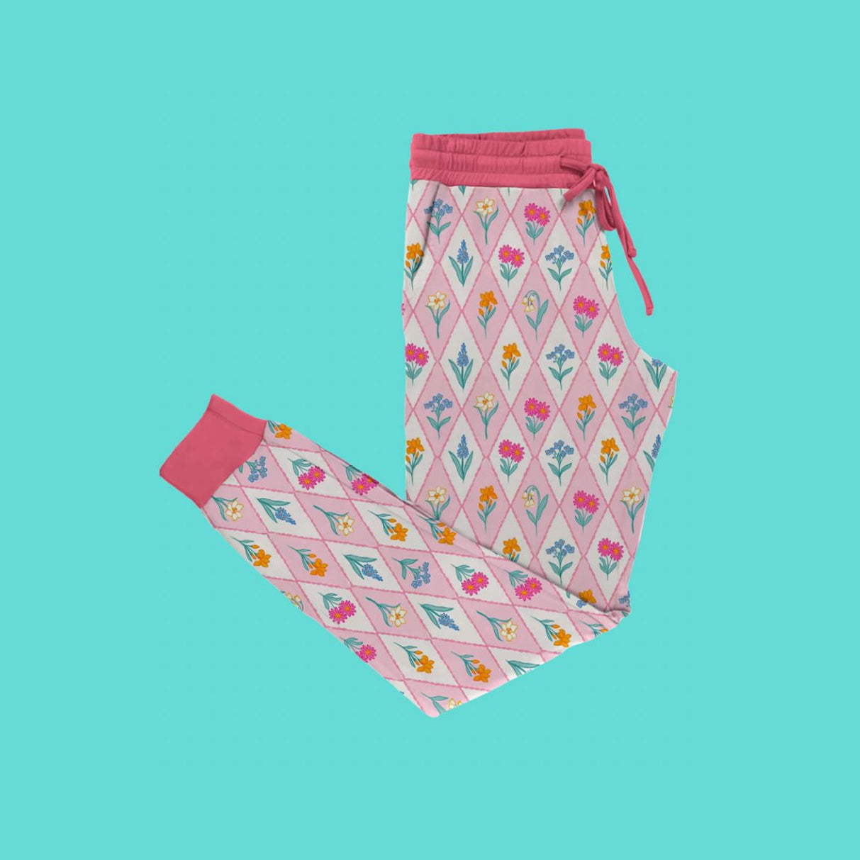 Adult women flowers print legging pants preorder