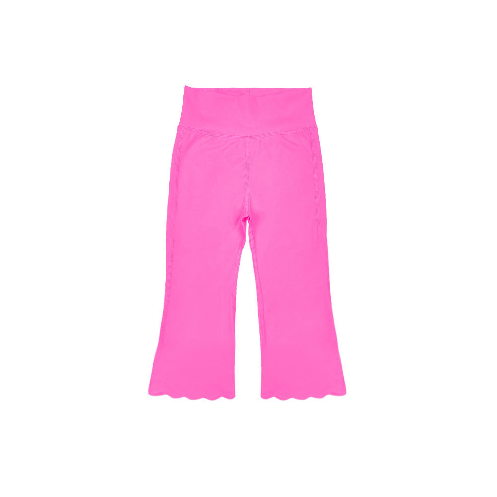 Hot pink color kids yoga leggings pants preorder