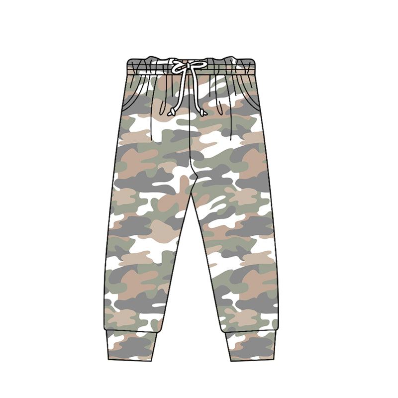 Camo print kids milk silk leggings pants preorder