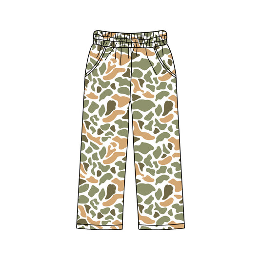 Adult women orange green camo leggings pants preorder