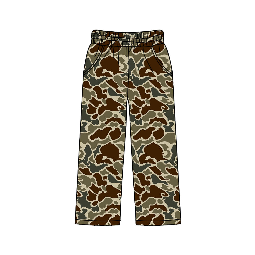 Adult women dark brown camo leggings pants preorder