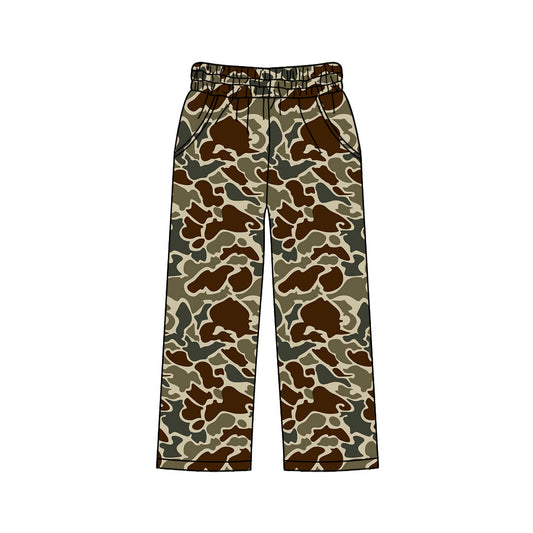 Adult women dark brown camo leggings pants preorder