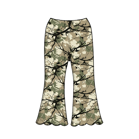 Toddle baby girl camo flare pants preorder