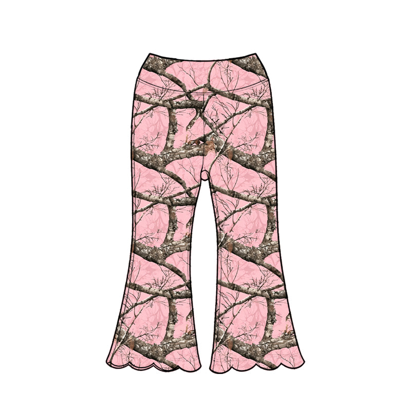 Toddle baby girl camo flare pants preorder