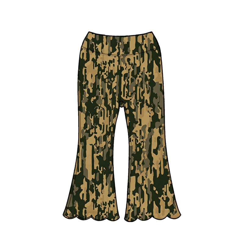 Toddle baby girl camo flare pants preorder