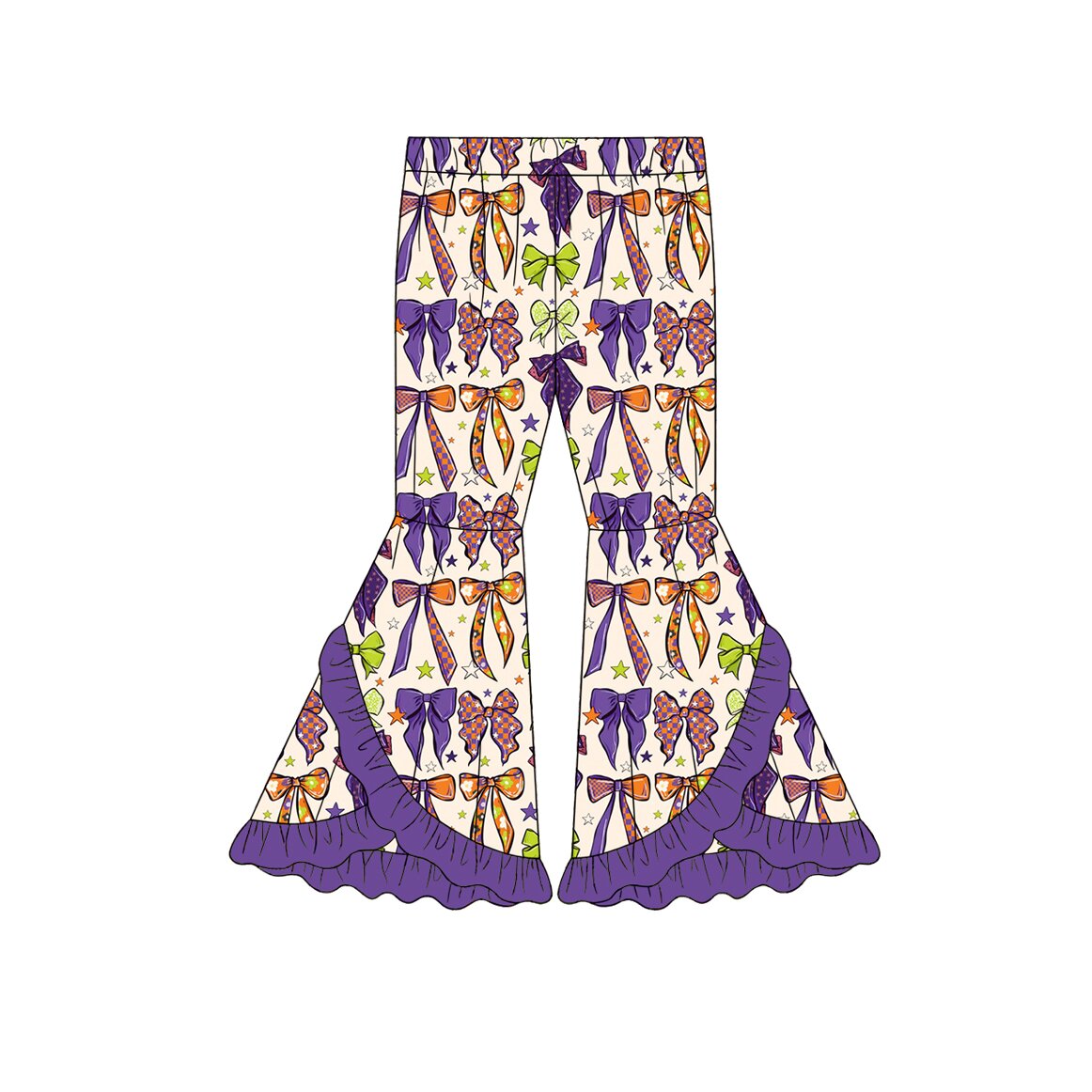 Halloween bow milk silk bell bottoms preorder