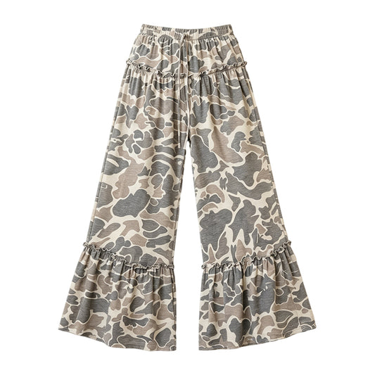 Adult women camo print wide leg yoga pants preorder