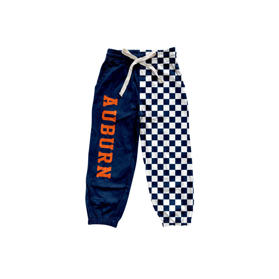 Auburn team print boys milk silk pants preorder