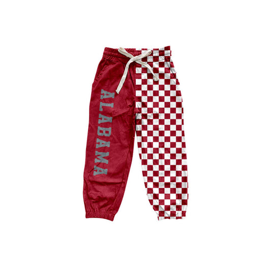Alabama team print boys milk silk pants preorder