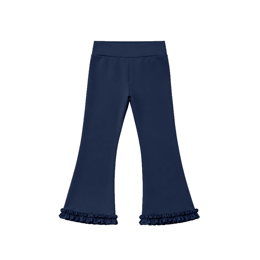 Girls navy color yoga flare pants preorder