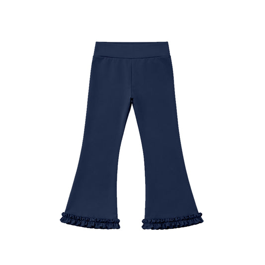 Girls navy color yoga flare pants preorder