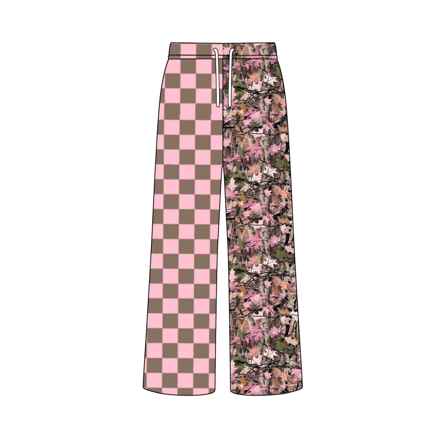 Adult women camo print milk silk pants preorder