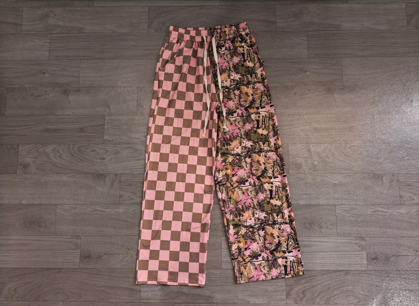 Adult women camo print milk silk pants preorder