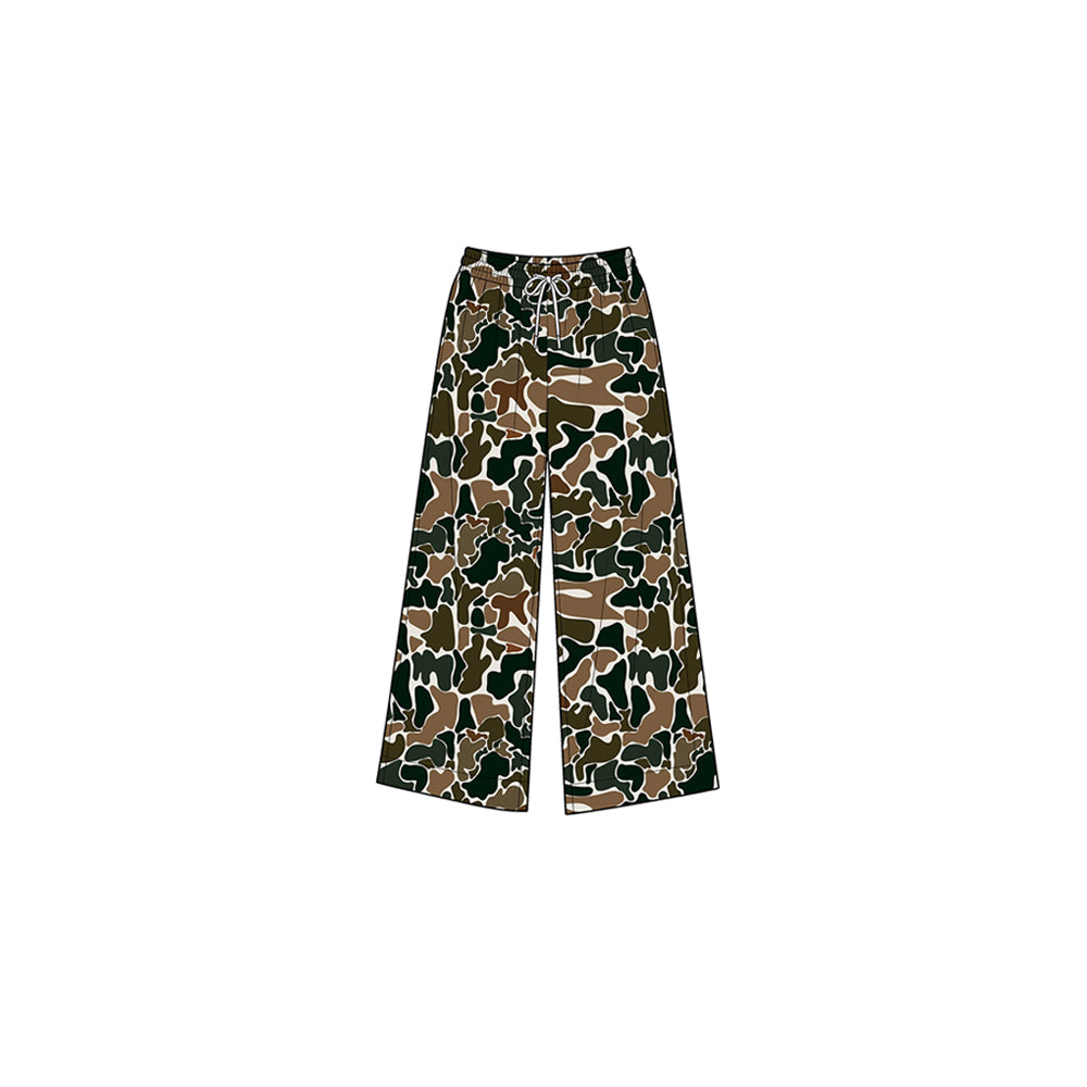 Girls brown camo color yoga pants preorder