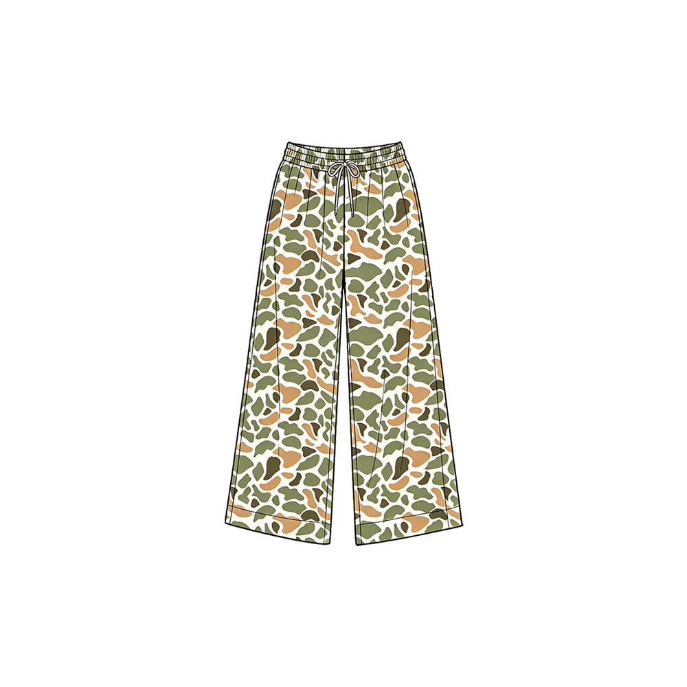 Girls green orange camo color yoga pants preorder