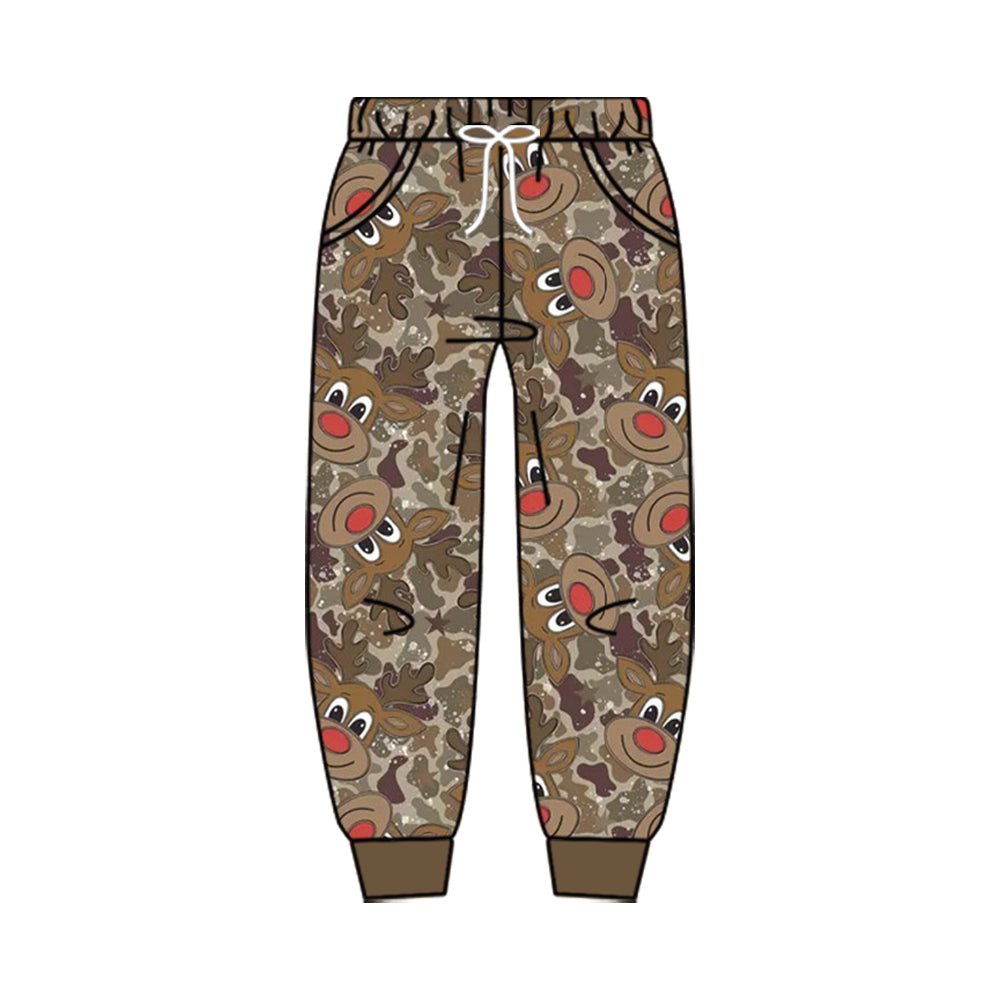 Christmas deer design milk silk pants preorder
