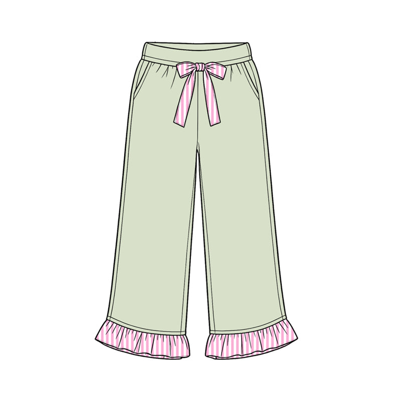 Pea Green color toddle baby girls  pants preorder