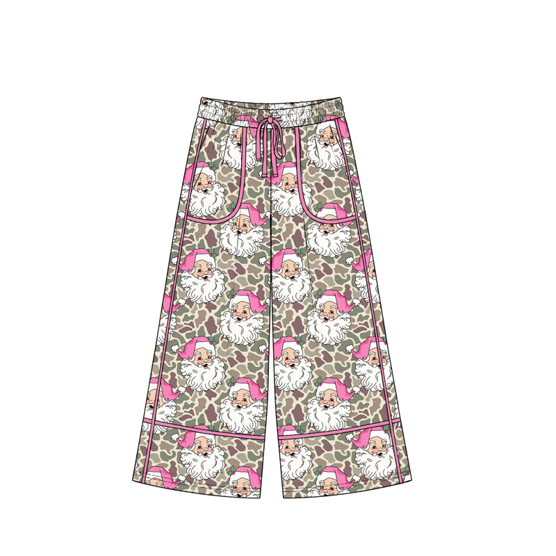 Christmas santa claus baby girls pants preorder